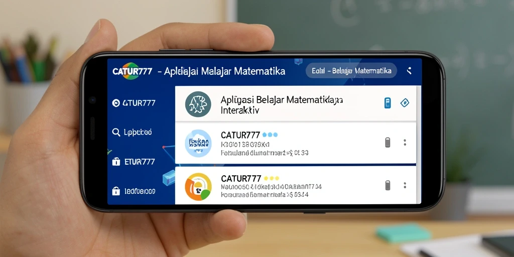 Tampilan antarmuka CATUR777 yang interaktif dan edukatif.